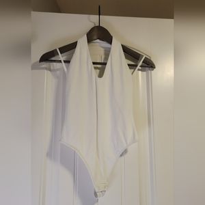 Babaton contour v neck halter bodysuit